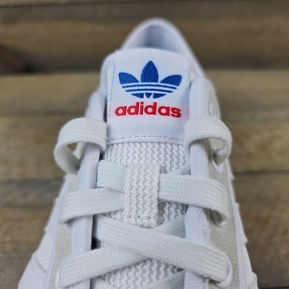 adidas Adi Ease Men's Casual Skateboarding Shoes Suede/Mesh White - Picture 12 of 12